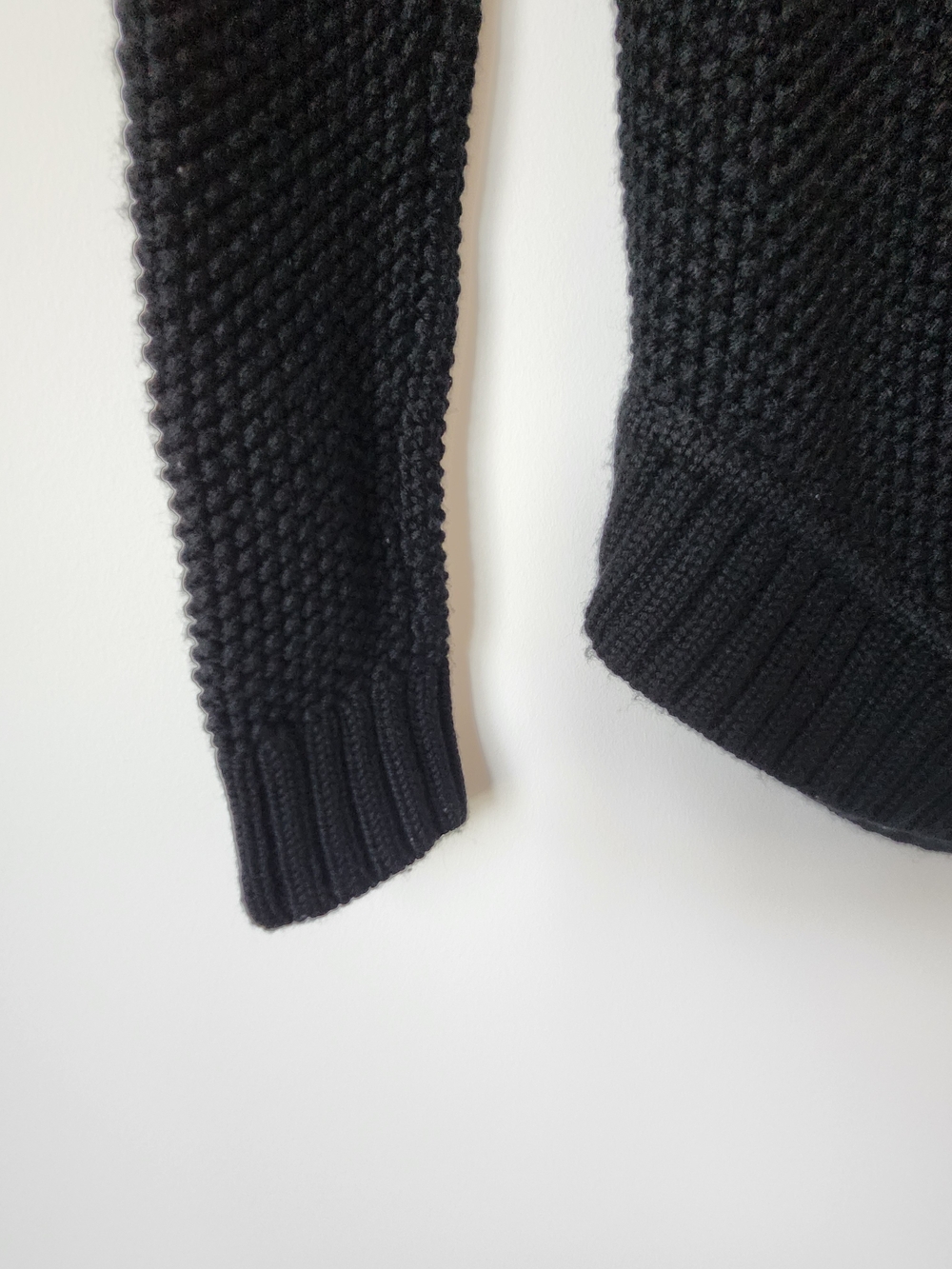 Lululemon Black Devi Crew *Pointelle Knit Sweater - Picture 4 of 10